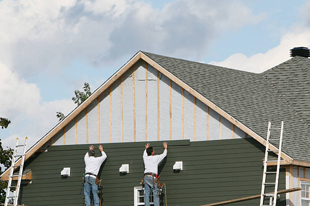 Professional Siding Contractor technician working in Danville, PA
